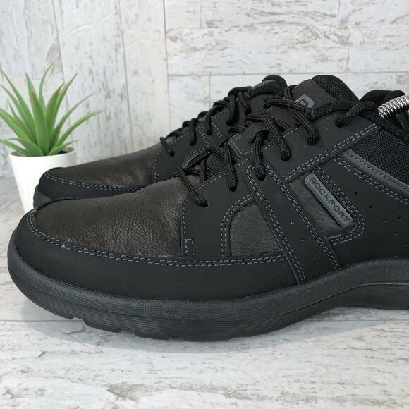 Rockport Get Your Kicks Blucher Casual Pro Walker Shoe Black M79268 MENS Sz 10 M - Picture 2 of 11